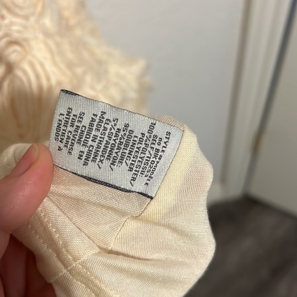 Anthropologie Delicate Cream Skirt - Picture 5 of 7